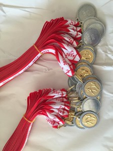 Medaljerne ligger klar til Venskabsstævnet i Holbæk